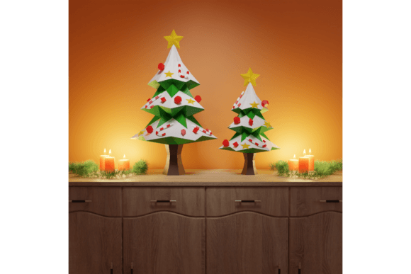 3D Papercraft Christmas Tree: A 3D SVG for Branding
