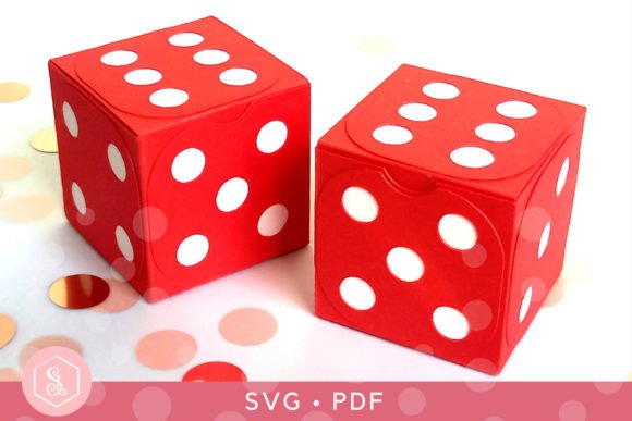 3D SVG Shapes: Dice Favour Boxes Review