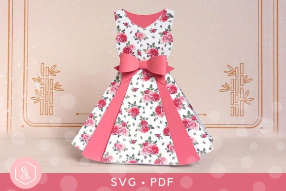 3D SVG Shapes: Dress Favour Box Template Review