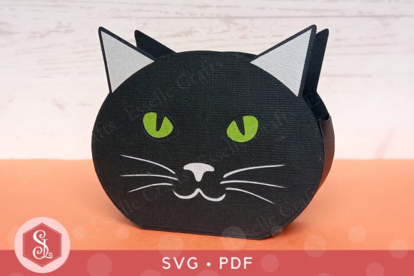 Black Cat Favour Box: 3D SVG Shapes Review