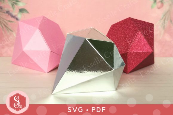 Diamond Favour Box 3D SVG Shapes Review