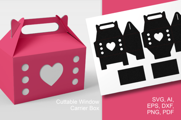 Heart N Dots Gable Window Box: 3D SVG Shapes Review