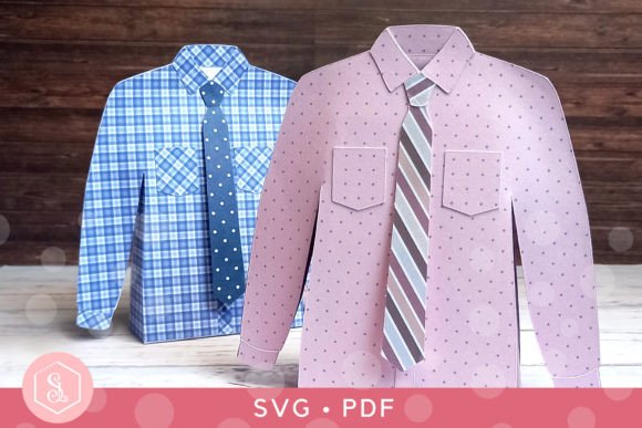 Shirt Favour Box SVG PDF Template Review