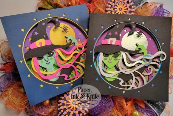 Windy Witch 3D SVG for Shadow Boxes Review